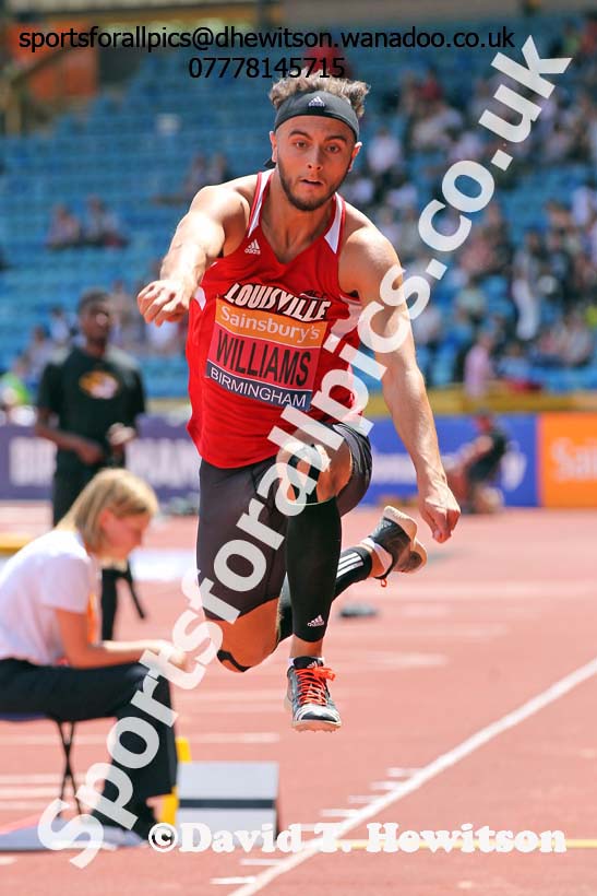 Mens triple jump, Sainsbury's British Champs, Alexander Stadium, Birmingham. Photo: David T. Hewitson/Sprts for All Pics